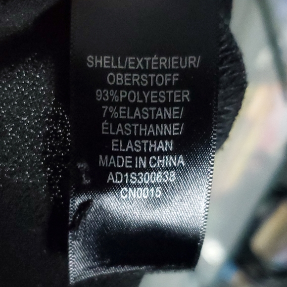 Adrianna Papell Size Small Black Smocked Neck & Sleeves Blouse - Picture 6 of 7